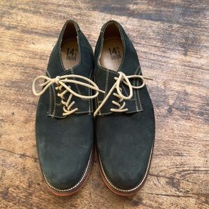 14th & Union green Leather / suede LEA Shoes size 7